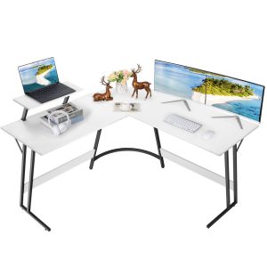 Homall 51.2-Inch L-Formed Pc Desk – Spacious Nook Workplace Desk for Dwelling