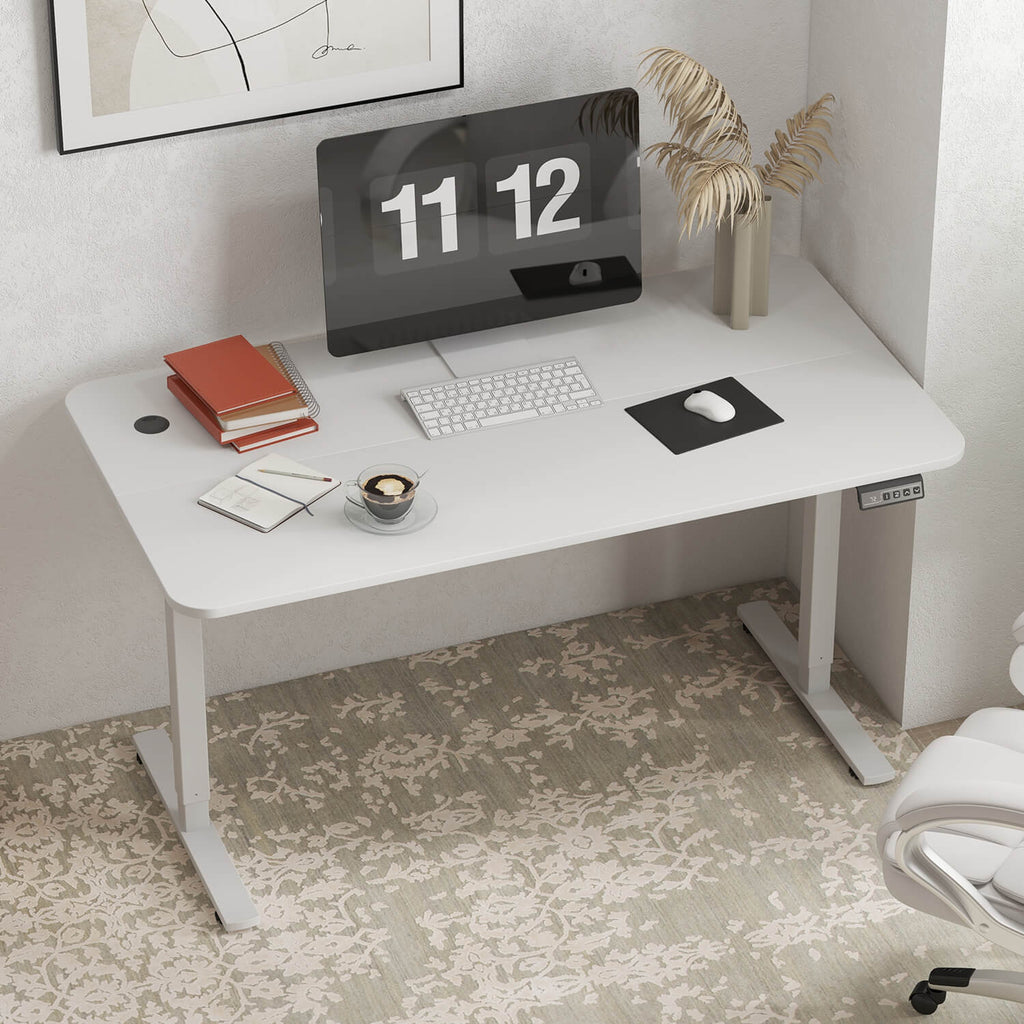 Homall 55-Inch Electrical Adjustable Standing Desk with Splice Tabletop