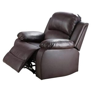 Homall Brown PU Leather-based Reclining Couch Set for Dwelling Rooms, Theatre Seating