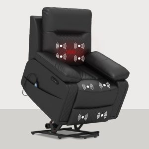 Homall Twin Motor Energy Elevate Recliner Chair with Therapeutic massage and Heating Options