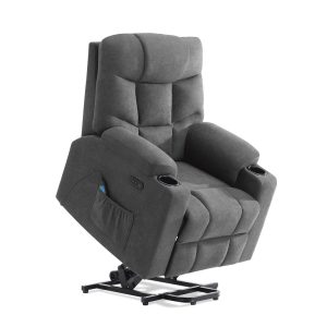 Versatile Homall Energy Carry Recliner Chair: Material Recliner with Heated Vibration Therapeutic massage and USB Outlet